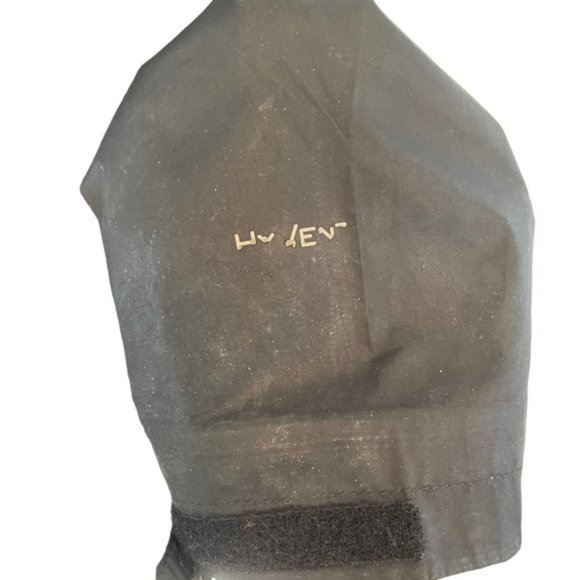 The North Face TNF Men's Black Hyvent Waterproof Hooded Rain Jacket Coat Vent L - Picture 6 of 11